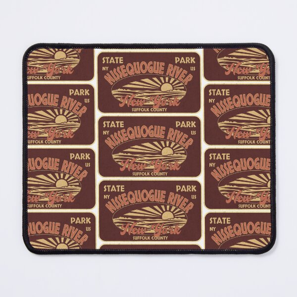 Item preview, Nissequogue River State Park, Suffolk County, New York, badge design designed and sold by Wanderful-roads.