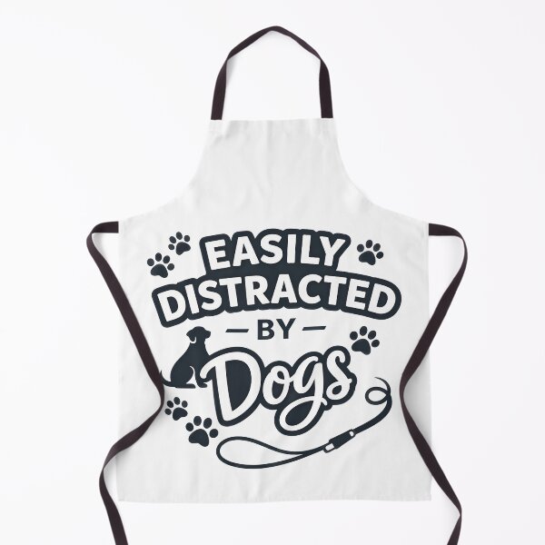 Item preview, Easily Distracted by Dogs Leash Paw Print Dog Lover designed and sold by SoyLamderma.