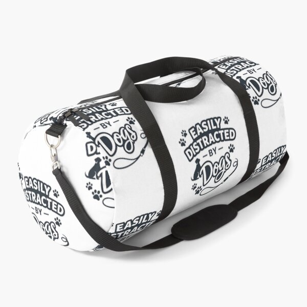 Item preview, Easily Distracted by Dogs Leash Paw Print Dog Lover designed and sold by SoyLamderma.