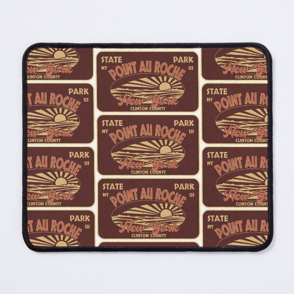 Item preview, Point Au Roche State Park, Clinton County, New York, badge design designed and sold by Wanderful-roads.