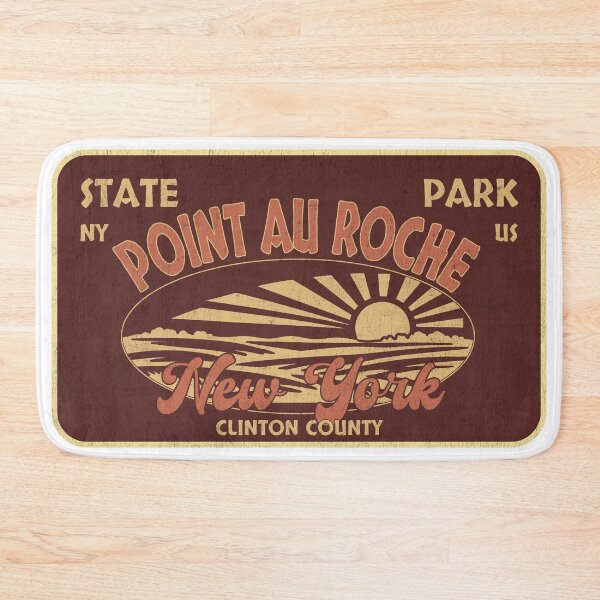 Item preview, Point Au Roche State Park, Clinton County, New York, badge design designed and sold by Wanderful-roads.
