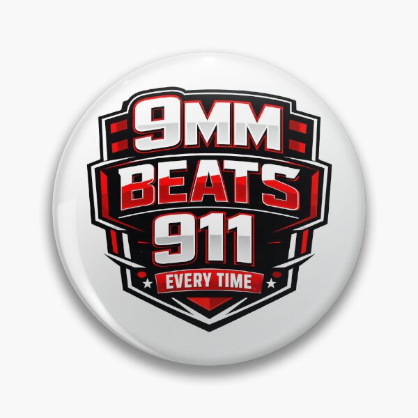 Item preview, 9mm Beats 911 Every Time designed and sold by graphic-genie.