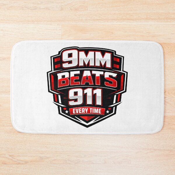Item preview, 9mm Beats 911 Every Time designed and sold by graphic-genie.