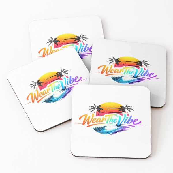Item preview, Wear The Vibe Tropical Beach Sunset Palm Trees Retro Wave designed and sold by WearTheVibe Store.