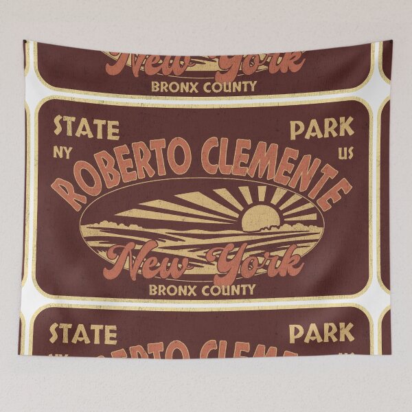 Item preview, Roberto Clemente State Park, Bronx County, New York, badge design designed and sold by Wanderful-roads.