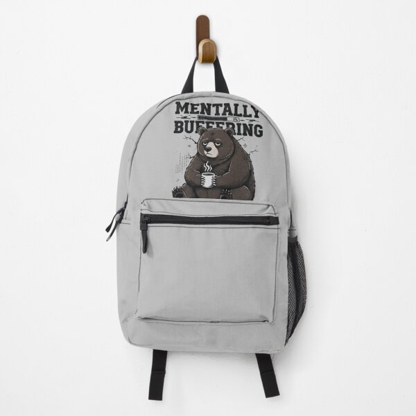 Item preview, Mentally Buffering Bear Shirt – Funny Exhausted Bear Meme Graphic Tee designed and sold by ZyxDes.