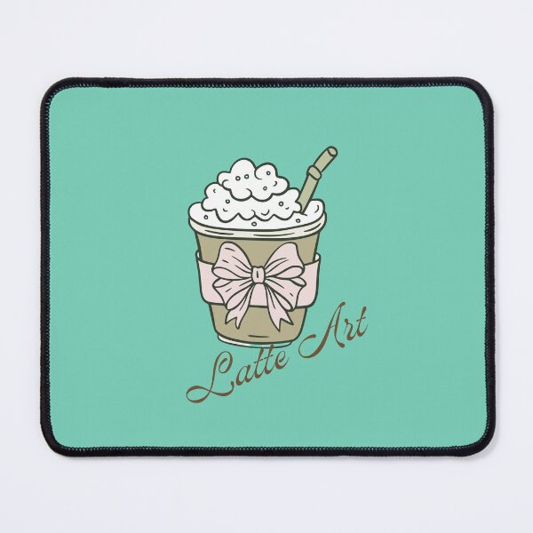 Item preview, Cute Iced Latte Art with Coquette Bow designed and sold by SeJaa.