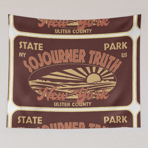 Item preview, Sojourner Truth State Park, Ulster County, New York, badge design designed and sold by Wanderful-roads.