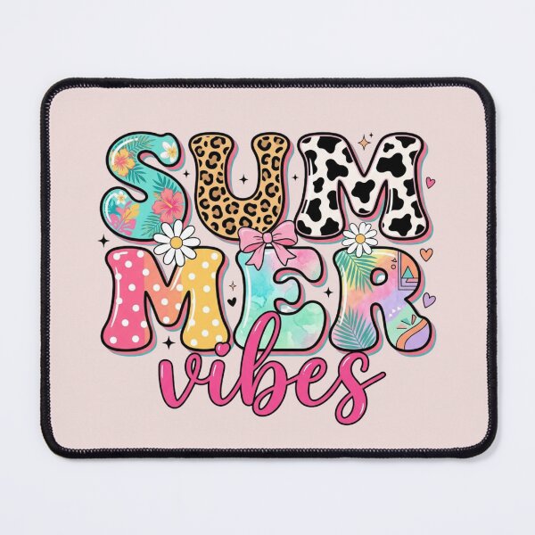 Item preview, Summer Vibes Preppy Mixed Pattern Retro Typography designed and sold by PACS0011.