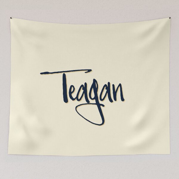 Item preview, TEAGAN personalized type design designed and sold by CharlottePlaceArt.