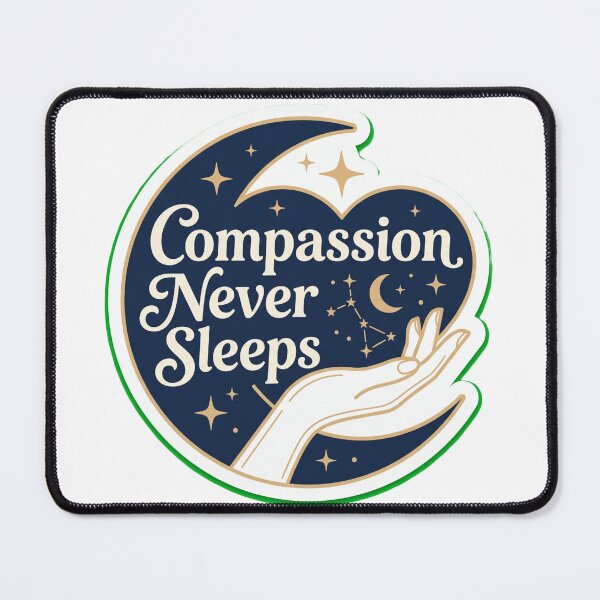 Item preview, Compassion Never Sleeps Healthcare Hero Doctor Nurse Medical designed and sold by MR4me.