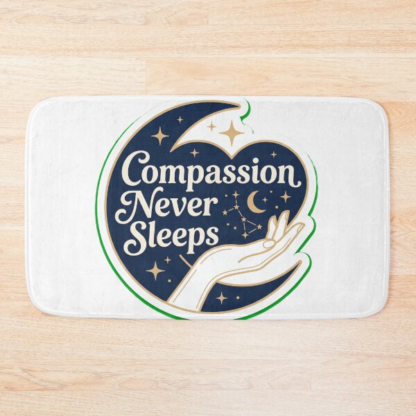 Item preview, Compassion Never Sleeps  Healthcare Hero Doctor Nurse Medical  designed and sold by MR4me.