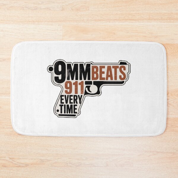 Item preview, 9mm Beats 911 Every Time designed and sold by graphic-genie.