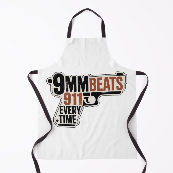 Item preview, 9mm Beats 911 Every Time designed and sold by graphic-genie.