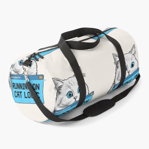 Item preview, Running On Cat Logic Shirt – Funny Cat Meme Graphic Tee for Cat Lovers designed and sold by ZyxDes.