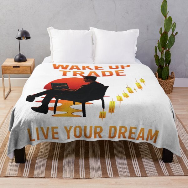 Item preview, Wake Up Trade Live Your Dream T-Shirt | Trader Motivational Tee | Financial Freedom Shirt designed and sold by Reverielook.