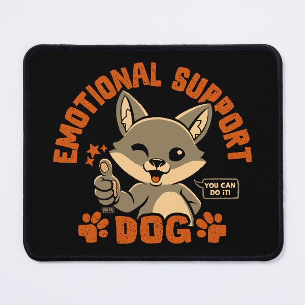 Item preview, Emotional Support Dog designed and sold by World Domination For Cats ®.
