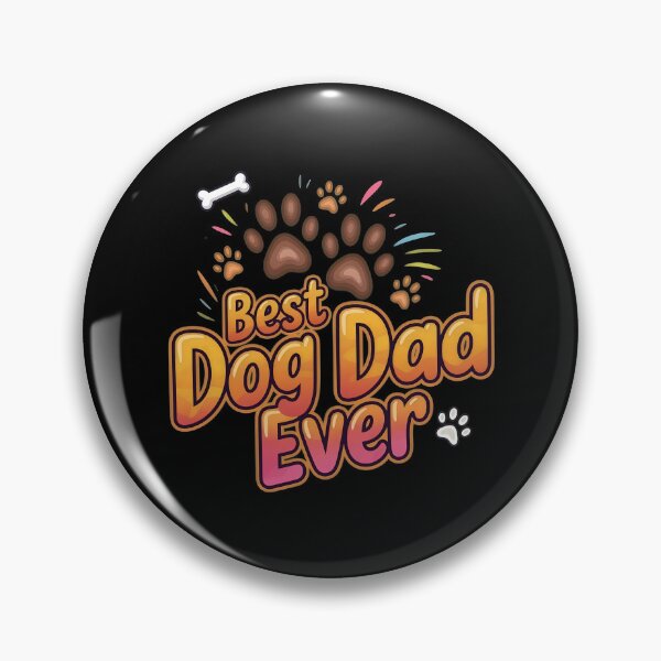 Item preview, Best Dog Dad Ever Paw Print Bone Graphic designed and sold by SoyLamderma.