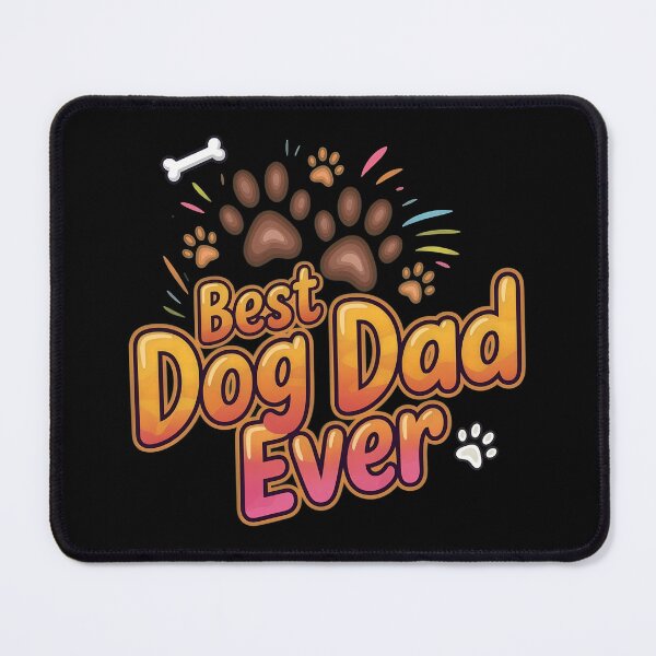 Item preview, Best Dog Dad Ever Paw Print Bone Graphic designed and sold by SoyLamderma.