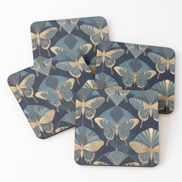 Item preview, Art Deco Butterflies designed and sold by CharmingFlowers.