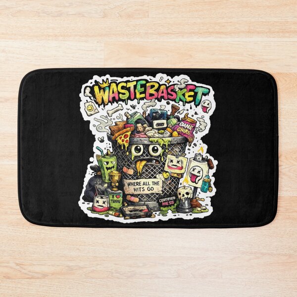 Item preview, Wastebasket Hits - Certified Mess Graffiti Trash Pop Art designed and sold by snewen.