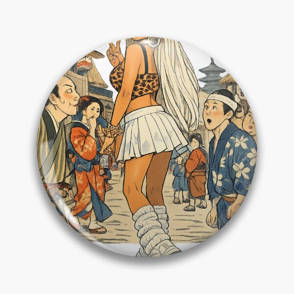 Item preview, What If a Gyaru Walked Through Edo? | Ukiyo-e × Gyaru designed and sold by ArtPrintPov.