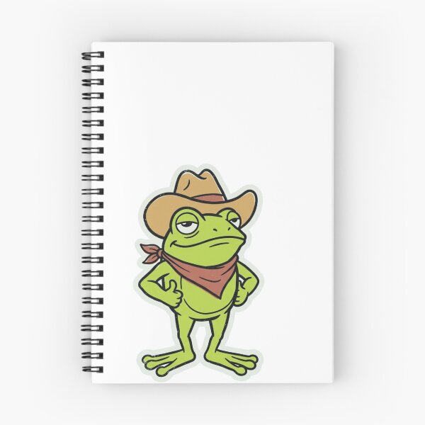 Item preview, Confident Cowboy Frog in Oversized Hat and Bandana Vintage Poster Style Screen Print Western Art designed and sold by OnPointOutfits.