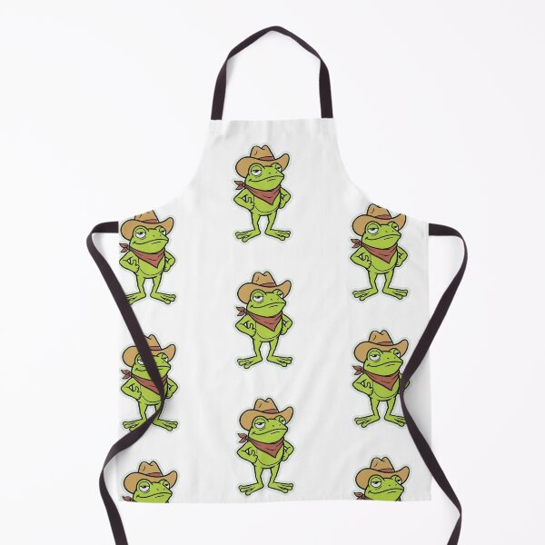 Item preview, Confident Cowboy Frog in Oversized Hat and Bandana Vintage Poster Style Screen Print Western Art designed and sold by OnPointOutfits.