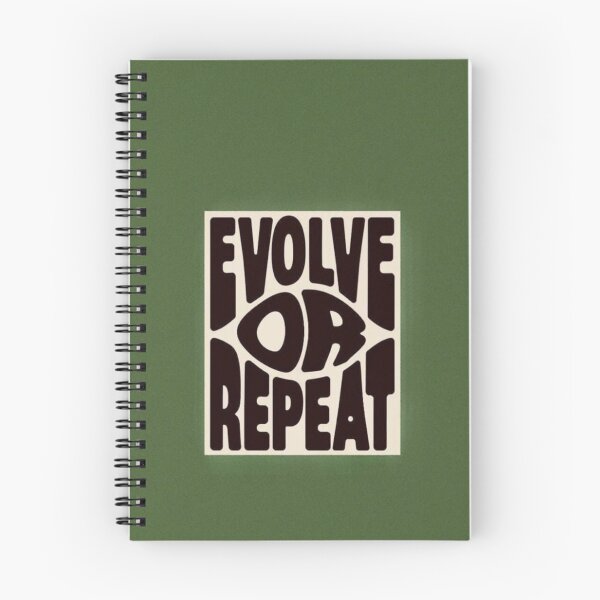 Item preview, Evolve or Repeat - Self Improvement Minimal Poster designed and sold by Anavrisss.