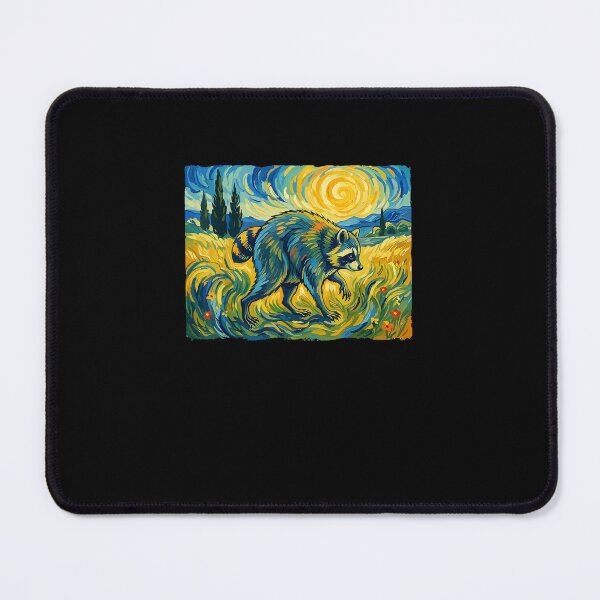 Item preview, Van Gogh Jimothy Raccoon Animal Graphic Artwork designed and sold by MatherFisher.