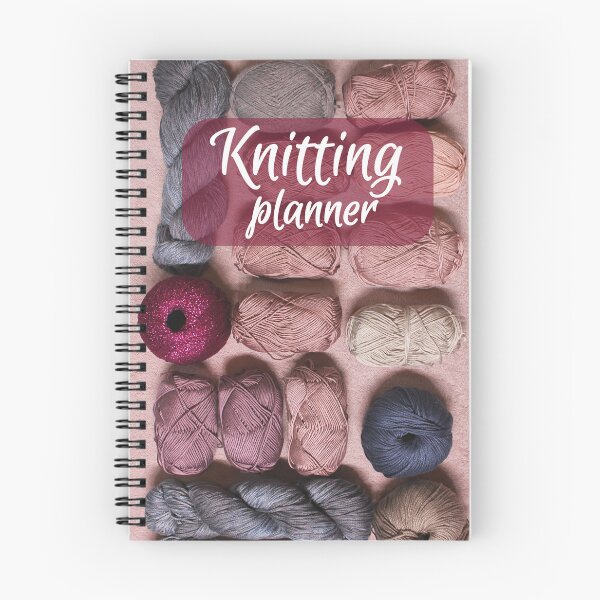 Item preview, Knitting planner - pink yarn stash designed and sold by patternsbymira.