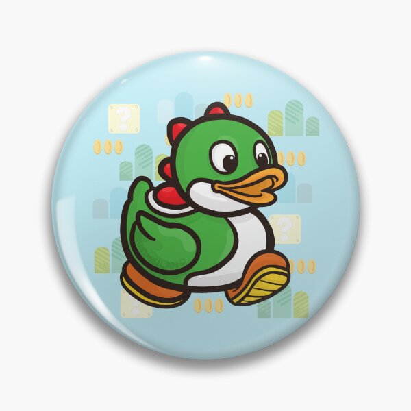 Item preview, Super Mario Yoshi Duck designed and sold by Khotekmei.