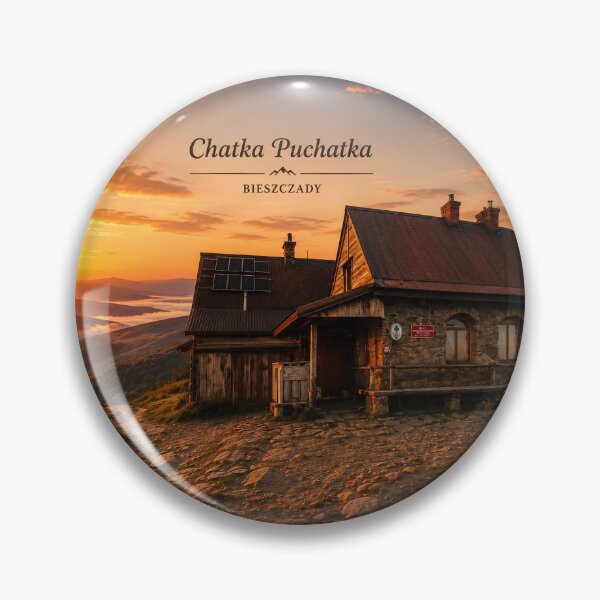 Item preview, Chatka Puchatka at Sunrise – Bieszczady designed and sold by JMDG Studio.