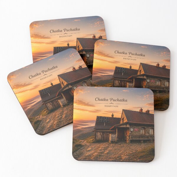 Item preview, Chatka Puchatka at Sunrise – Bieszczady designed and sold by JMDG Studio.