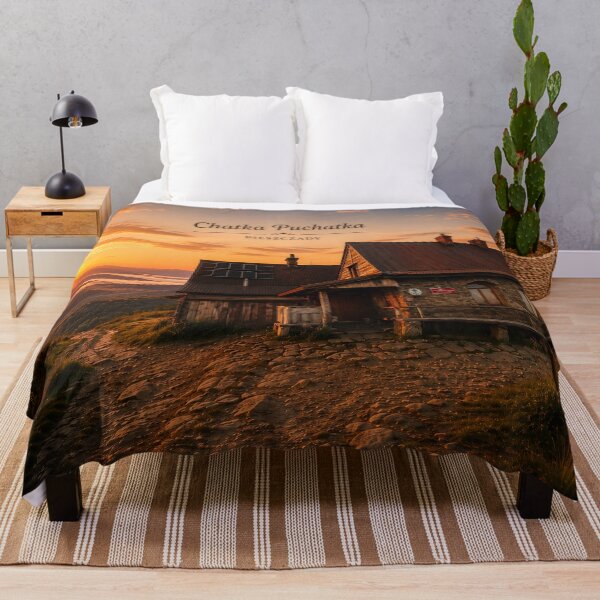 Item preview, Chatka Puchatka at Sunrise – Bieszczady designed and sold by JMDG Studio.