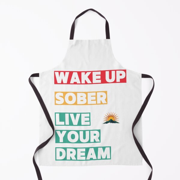 Item preview, Wake Up Sober Live Your Dream | Sobriety Motivation Tee | Sober Lifestyle Shirt designed and sold by Reverielook.