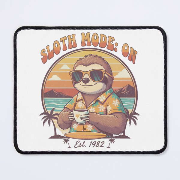 Item preview, Sloth Mode: ON – Vintage Beach Coffee designed and sold by PT PROJECT.