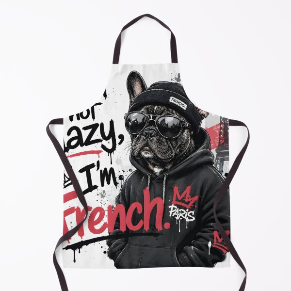 Item preview, Cool Frenchie with Parisian street style designed and sold by LinaDesign Store.