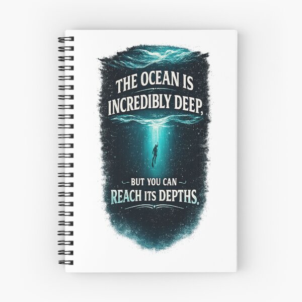 Item preview, The Ocean Is Incredibly Deep, But You Can Reach Its Depths designed and sold by zevolix.