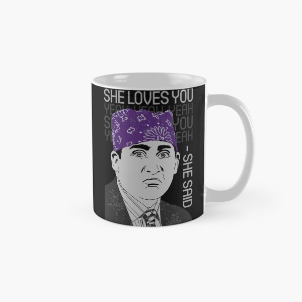 Item preview, Michael Scott She Said She Loves You Parody Design designed and sold by dashiellstorm.