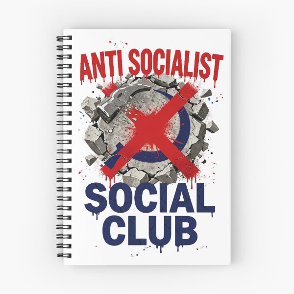 Item preview, Anti Socialist Social Club designed and sold by Positive&FunnyThings.