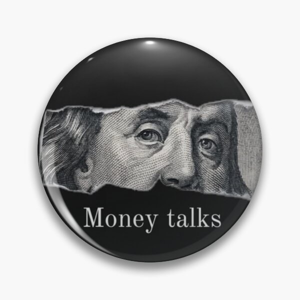 Item preview, Money Talks - Minimal Wealth Mindset Wall Art designed and sold by Anavrisss.