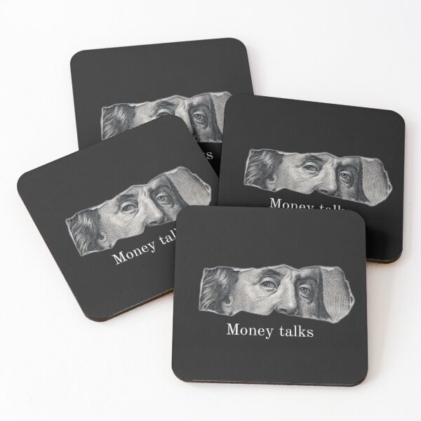 Item preview, Money Talks - Minimal Wealth Mindset Wall Art designed and sold by Anavrisss.