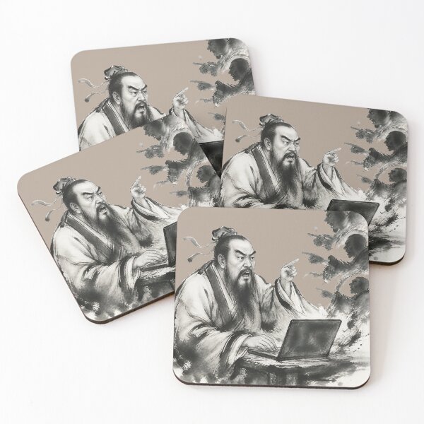 Item preview, Confucius Arguing in the Comments Section designed and sold by ManggaeJM.