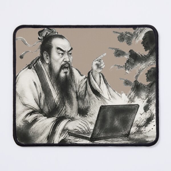 Item preview, Confucius Arguing in the Comments Section designed and sold by ManggaeJM.