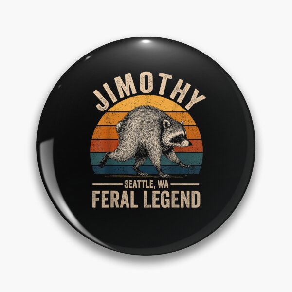 Item preview, Jimothy Seattle Raccoon Feral Legend Cottagecore Meme designed and sold by MatherFisher.