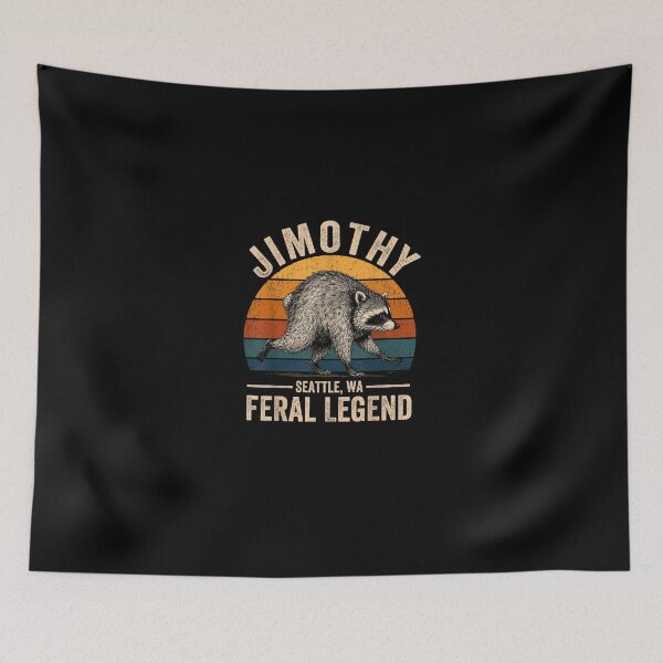Item preview, Jimothy Seattle Raccoon Feral Legend Cottagecore Meme designed and sold by MatherFisher.