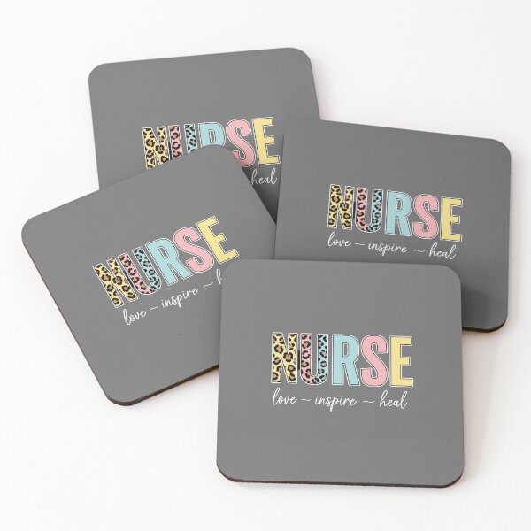 Item preview, Nurse Love Inspire Heal Registered Nurse Nursing Student Healthcare Worker designed and sold by SofiBlair.