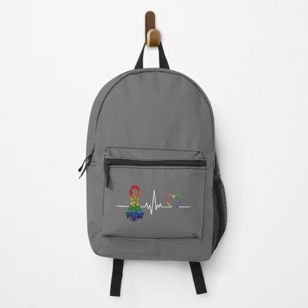 Item preview, Rainbow Heartbeat Love LGBTQ Pride Support designed and sold by SofiBlair.