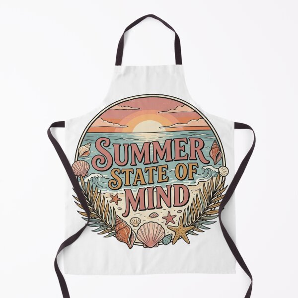 Item preview, Summer State Of Mind Vintage Circular Beach Sunset Seashell designed and sold by PACS0011.